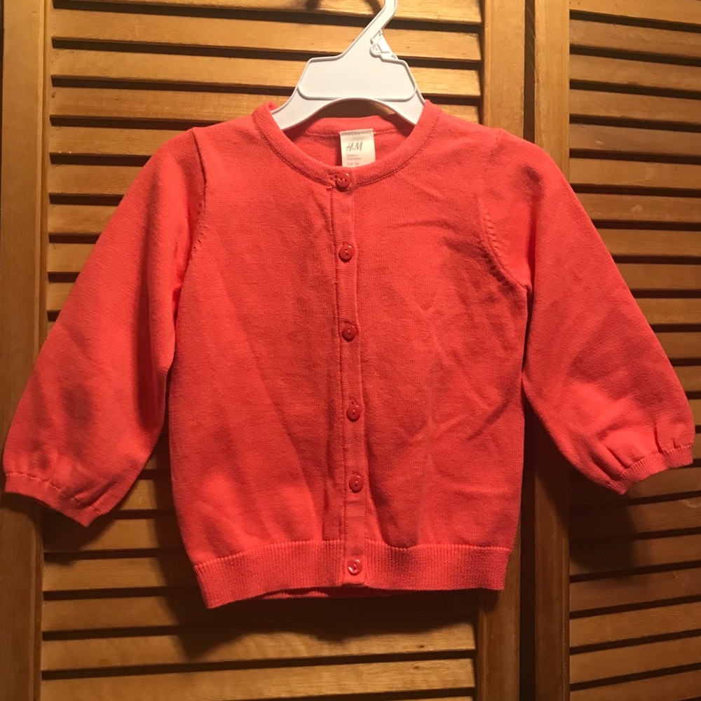 H&M Coral Cardigan